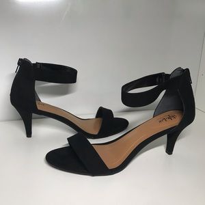 Style & Co Paycee Two-Piece Dress Sandals, Size 9, Black
